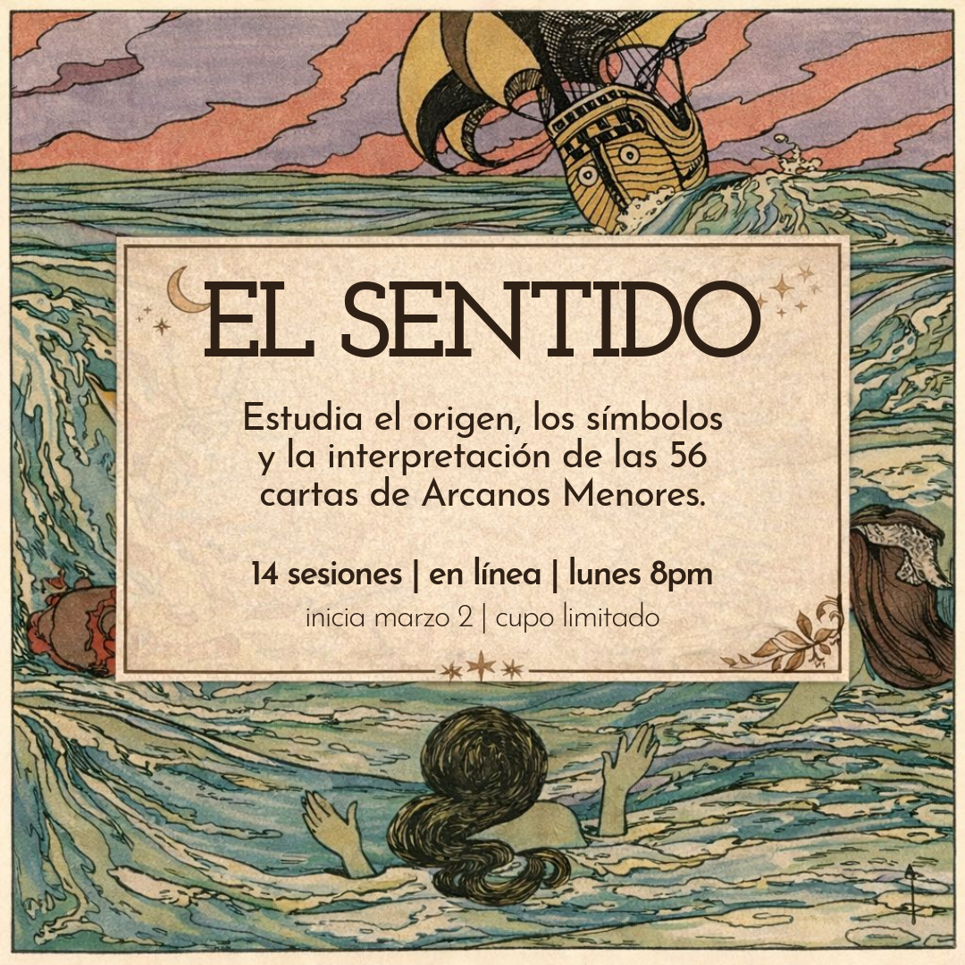 El Sentido | Curso de tarot | Arcanos Menores | Pago único